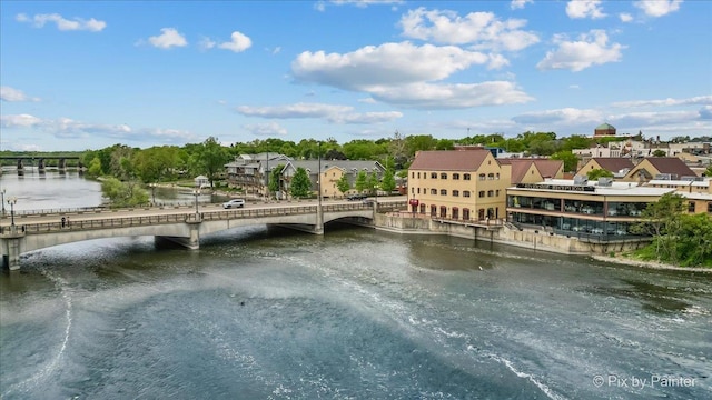 100 N River Ln Unit 409, Geneva, IL 60134 - water view featuring a notable bridge