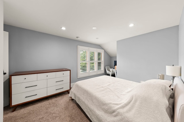 24202 W Commercial St, Plainfield, IL 60544 - carpeted bedroom featuring recessed lighting and lofted ceiling