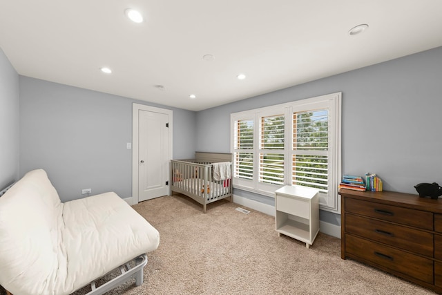 24202 W Commercial St, Plainfield, IL 60544 - bedroom with recessed lighting, light carpet, and baseboards