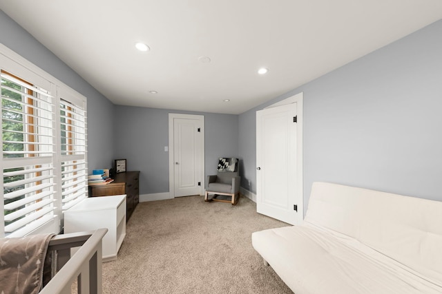 24202 W Commercial St, Plainfield, IL 60544 - bedroom featuring recessed lighting, light carpet, and baseboards