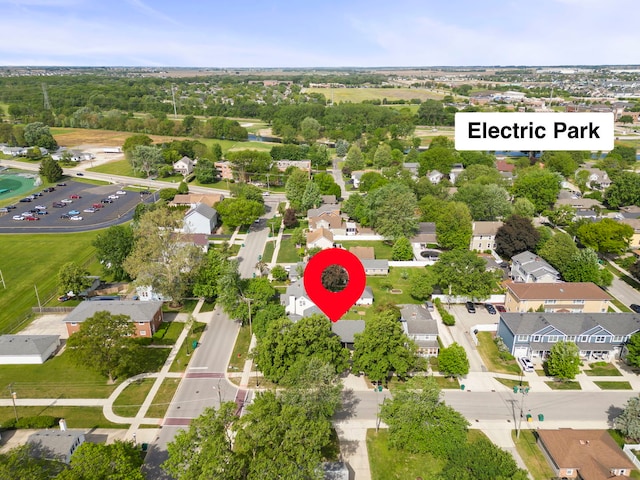 24202 W Commercial St, Plainfield, IL 60544 - aerial perspective of suburban area