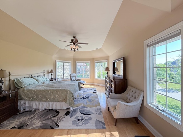 5 Todor Ct, Burr Ridge, IL 60527 - bedroom with wood finished floors, baseboards, and a ceiling fan
