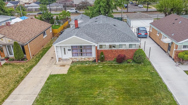 4536 W 79th Pl, Chicago, IL 60652 - aerial perspective of suburban area