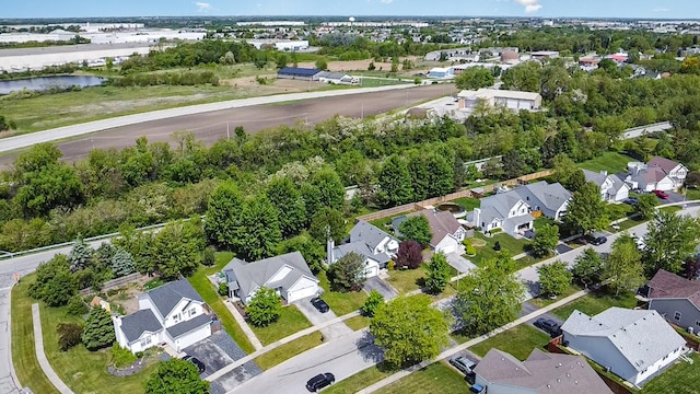 26244 S Cherry Ln, Monee, IL 60449 - aerial perspective of suburban area featuring a nearby body of water