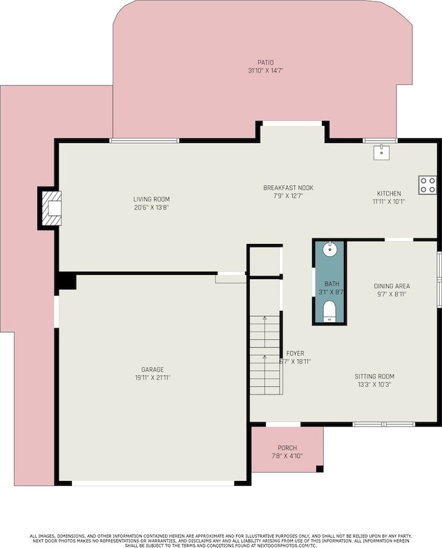 26244 S Cherry Ln, Monee, IL 60449 - room layout