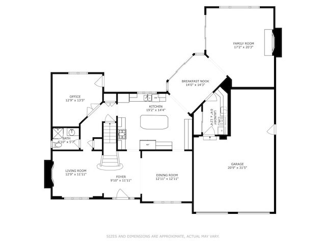210 S Prospect St, Clarendon Hills, IL 60514 - home floor plan