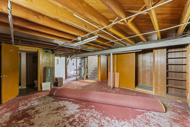 341 W Glen Flora Ave, Waukegan, IL 60085 - basement featuring stairway
