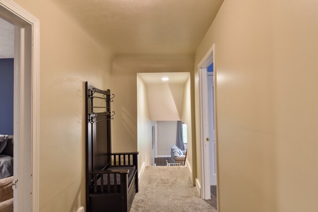 1502 S Mill St, Pontiac, IL 61764 - hall with carpet flooring and baseboards