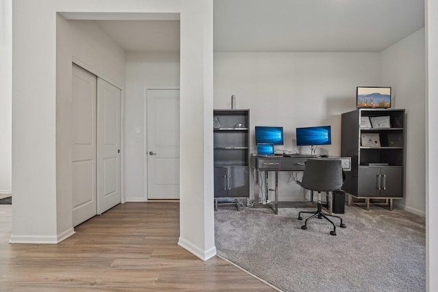 1486 Keller St, Elburn, IL 60119 - office featuring wood finished floors and baseboards
