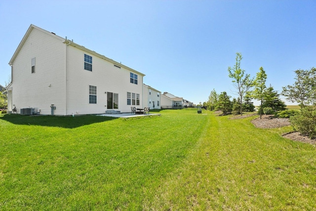 1486 Keller St, Elburn, IL 60119 - view of green lawn with a patio and central AC