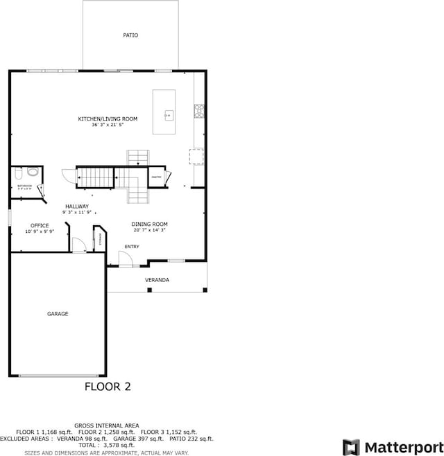 1486 Keller St, Elburn, IL 60119 - property floor plan