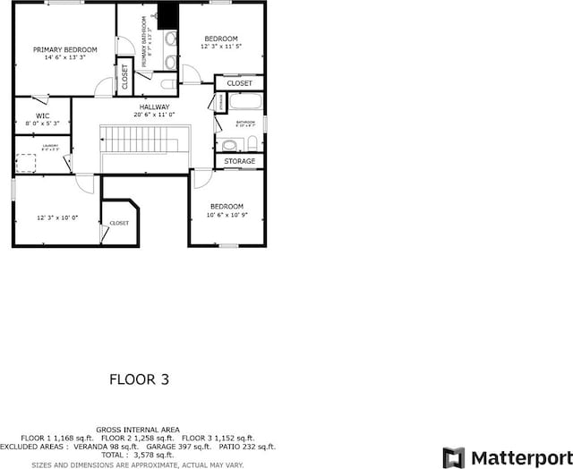 1486 Keller St, Elburn, IL 60119 - property floor plan