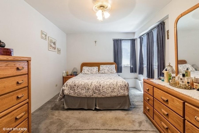 941 N NW Hwy Unit 1A, Park Ridge, IL 60068 - bedroom with light colored carpet and a ceiling fan
