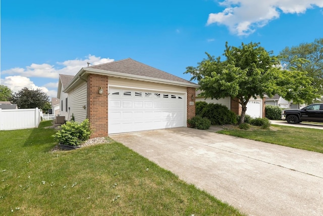 1622 Evergreen Ave, Crown Point, IN 46307 - view of front facade with brick siding, concrete driveway, and a shingled roof