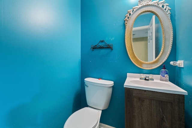 411 N Crestwood Ave, Mchenry, IL 60051 - half bathroom featuring toilet and vanity