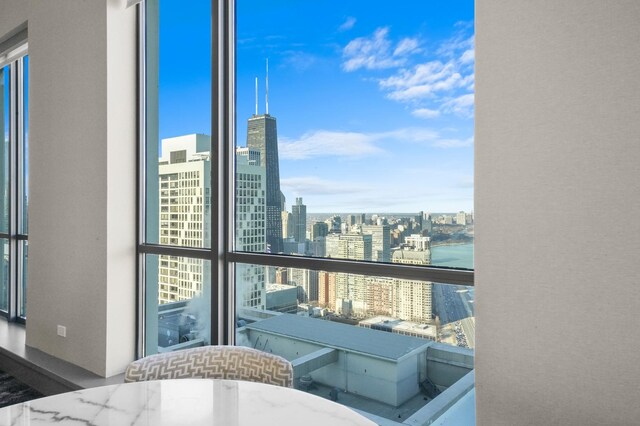 600 N Lake Shore Dr Unit 1105, Chicago, IL 60611 - bedroom with a city view and multiple windows