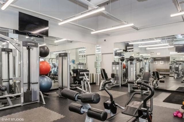 view of gym