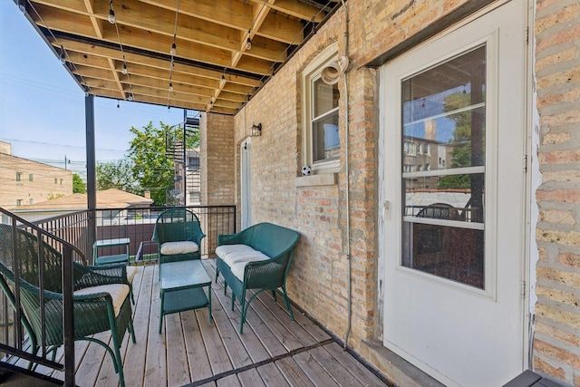 5140 N Albany Ave Unit 1, Chicago, IL 60625 - view of wooden terrace