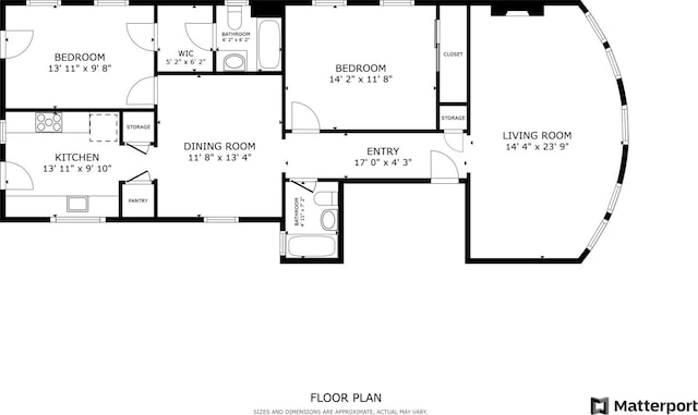 5140 N Albany Ave Unit 1, Chicago, IL 60625 - room layout