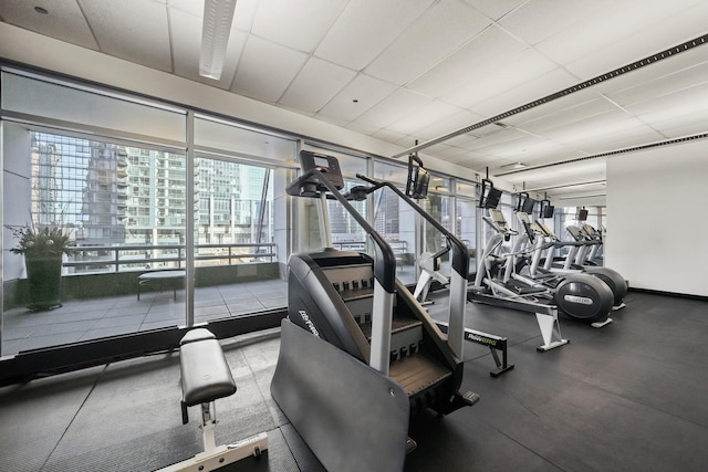 333 N Canal St Unit 2201, Chicago, IL 60606 - view of gym