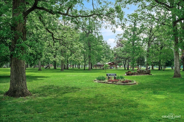730 E Main St, Amboy, IL 61310 - view of community with a yard