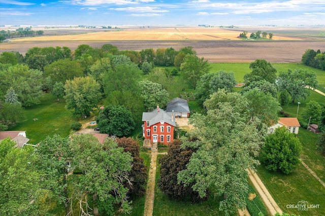 730 E Main St, Amboy, IL 61310 - aerial view of property and surrounding area featuring rural landscape
