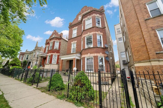 2655 S Millard Ave, Chicago, IL 60623 - view of front of property with a fenced front yard