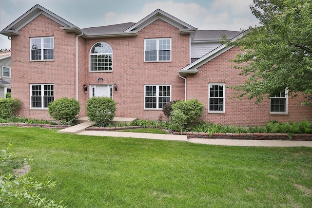 1321 Ivy Ln, Algonquin, IL 60102 - view of front of home with a front yard and brick siding