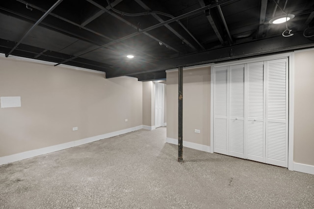 228 E 140th Pl, Dolton, IL 60419 - finished basement featuring baseboards