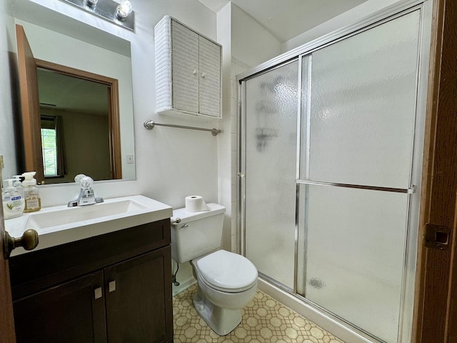 1219 Williamsport Dr Unit 28-3, Westmont, IL 60559 - full bath with a shower stall, toilet, and vanity