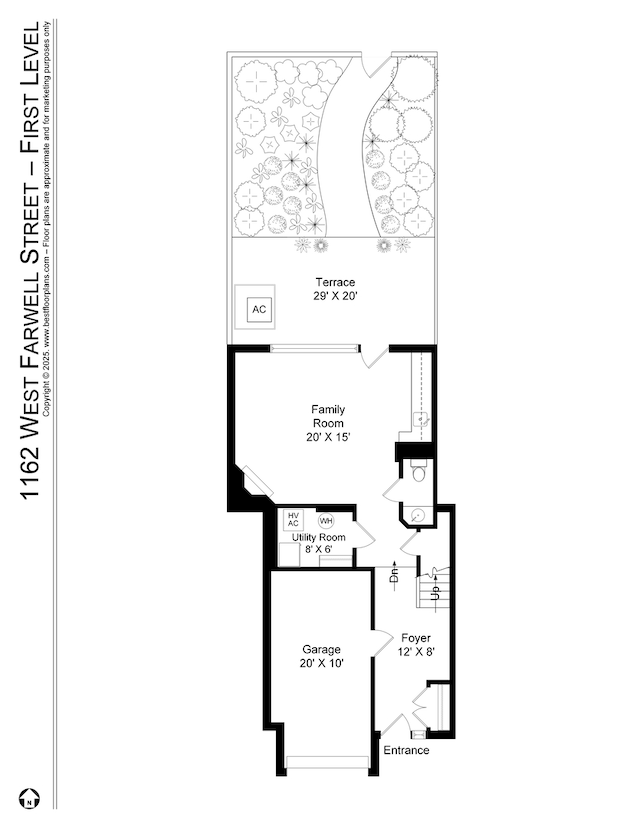 1162 W Farwell Ave, Chicago, IL 60626 - home floor plan