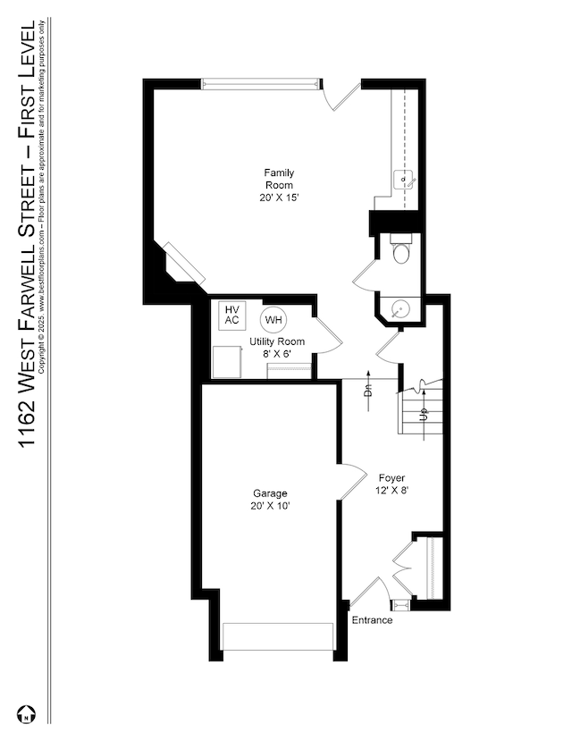 1162 W Farwell Ave, Chicago, IL 60626 - property floor plan