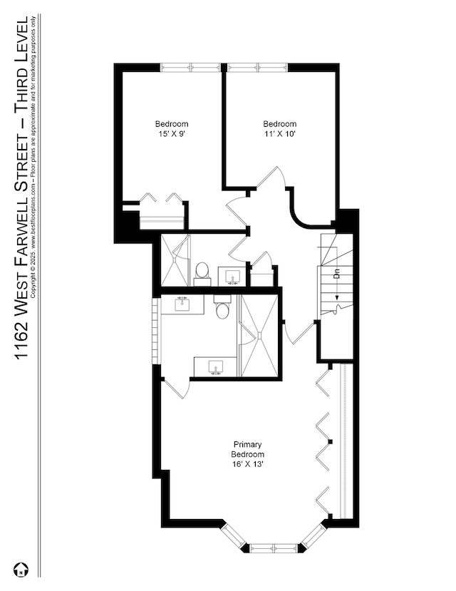1162 W Farwell Ave, Chicago, IL 60626 - property floor plan