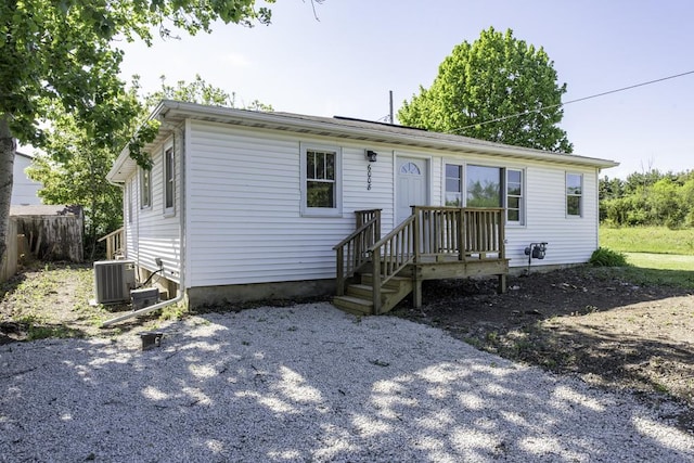 6008 240th Ave, Paddock Lake, WI 53168 - view of front of home with central AC