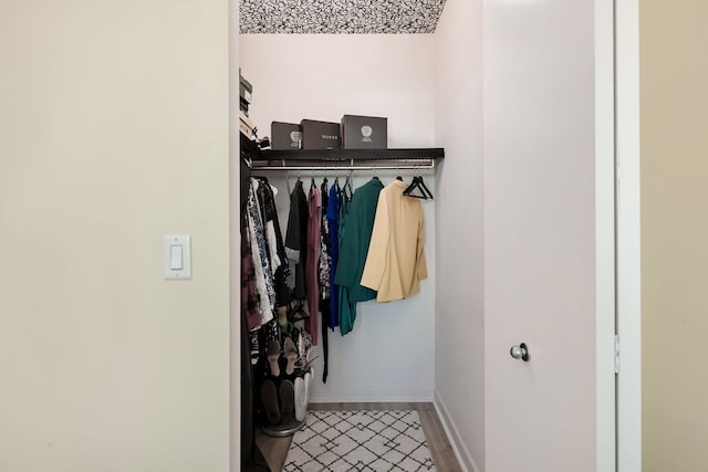 view of closet