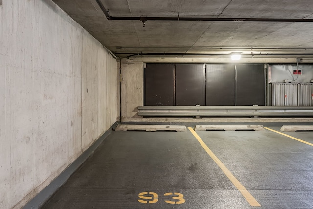 view of parking deck