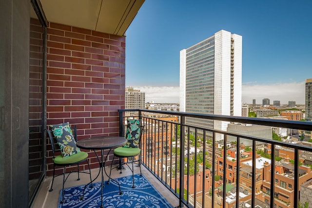 451 W Huron St Unit 1502, Chicago, IL 60654 - balcony featuring a city view