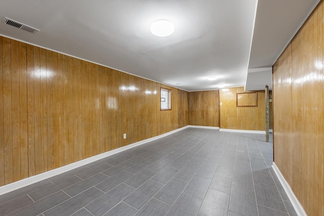 7629 S Green St, Chicago, IL 60620 - basement featuring wood walls