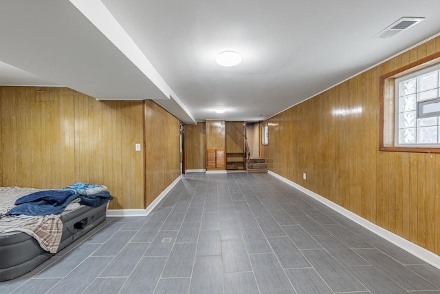 7629 S Green St, Chicago, IL 60620 - basement with wood walls