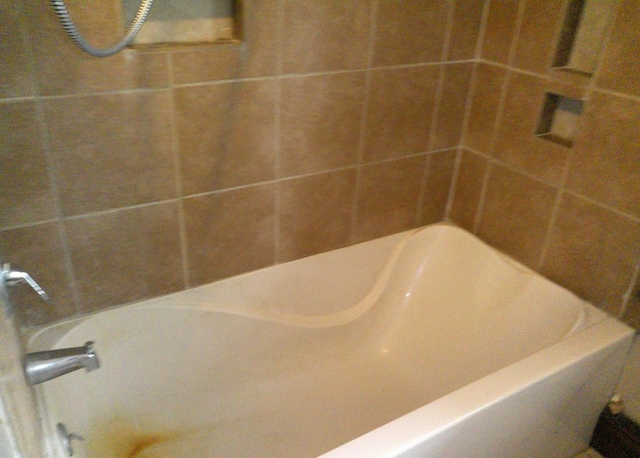 201 E N St, Ridge Farm, IL 61870 - full bath with a tub and a shower