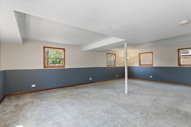 17 Autumn Ln, Streamwood, IL 60107 - below grade area with carpet flooring