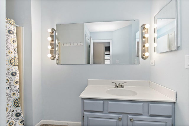 17 Autumn Ln, Streamwood, IL 60107 - full bathroom with vanity and a shower with shower curtain