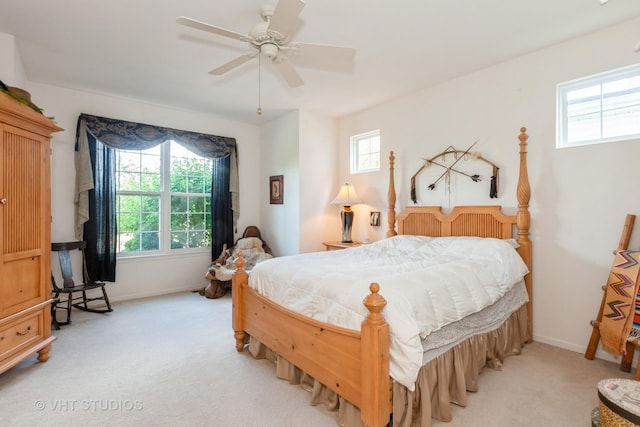 2026 Highbury Ln, Aurora, IL 60502 - bedroom with light carpet and ceiling fan