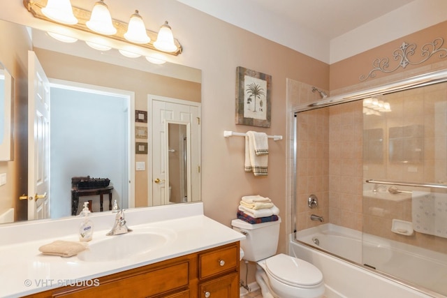 2026 Highbury Ln, Aurora, IL 60502 - full bath with vanity and combined bath / shower with glass door