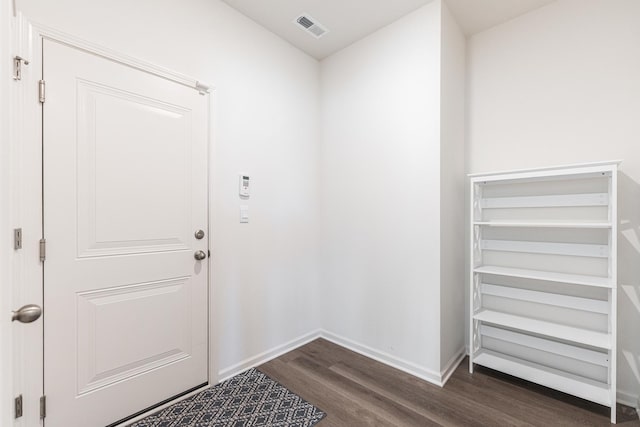 1391 Aspen Ln, Pingree Grove, IL 60140 - doorway with dark wood finished floors and baseboards