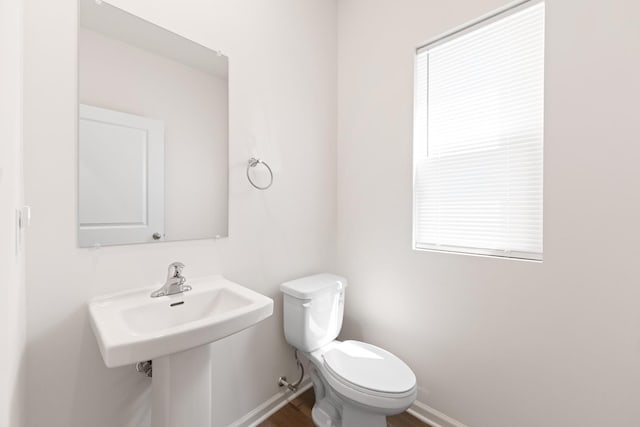 1391 Aspen Ln, Pingree Grove, IL 60140 - half bath featuring toilet and wood finished floors