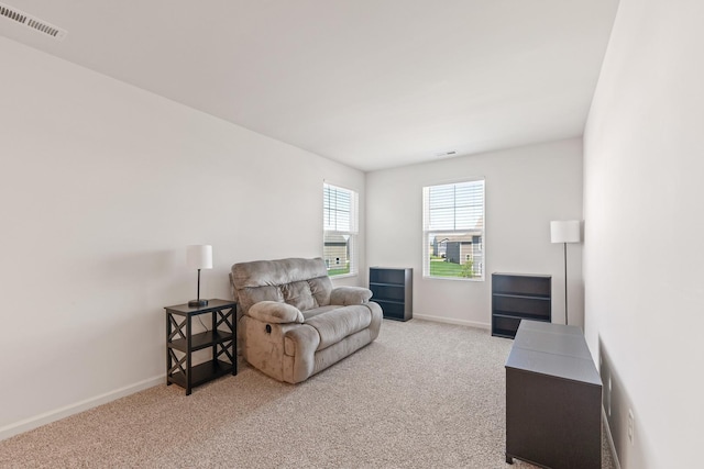 1391 Aspen Ln, Pingree Grove, IL 60140 - living area featuring light colored carpet and baseboards