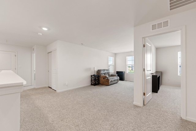1391 Aspen Ln, Pingree Grove, IL 60140 - unfurnished living room with carpet and baseboards
