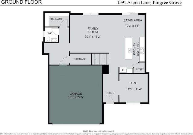 1391 Aspen Ln, Pingree Grove, IL 60140 - room layout