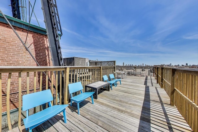 1800 W Roscoe St Unit 432, Chicago, IL 60657 - view of deck